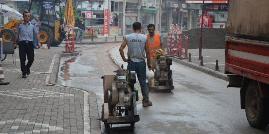 Fatsa’da doğalgaz çalışmaları