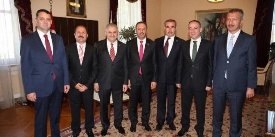 Kırıkkale Protokolünden Başbakan’a ziyaret