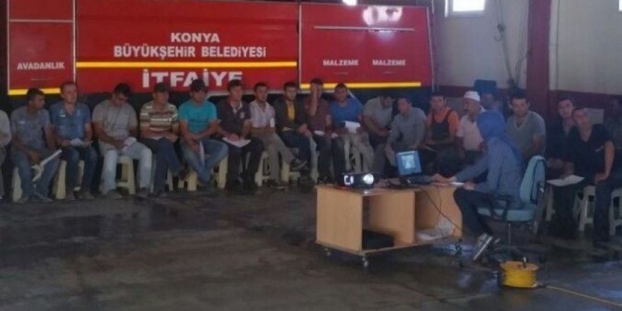 Seydişehir Belediyesi’nde iş sağlığı ve iş güvenliği eğitimi