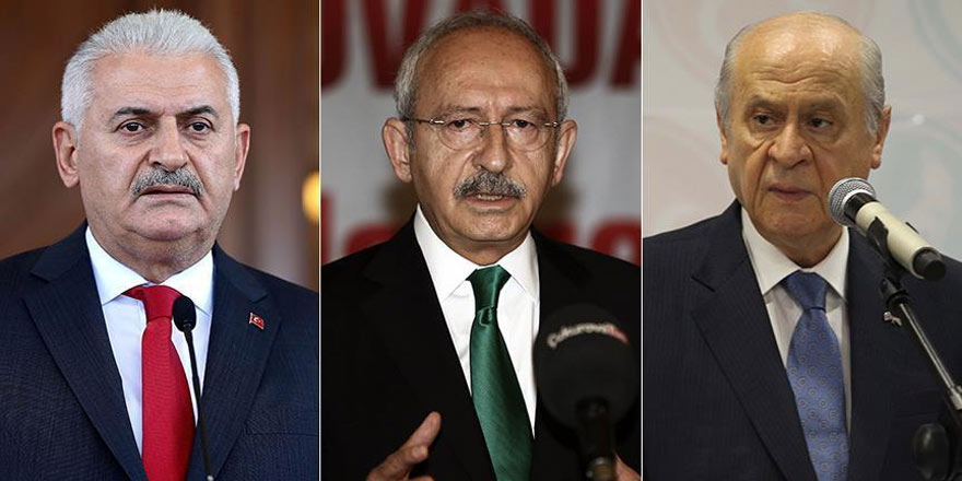 Başbakan Yıldırım, Kılıçdaroğlu ve Bahçeli ile bir araya gelecek