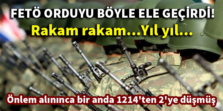FETÖ Türk ordusunu böyle ele geçirdi!