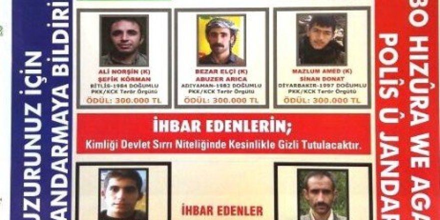 Genişletilmiş terörist listesi yayınlandı
