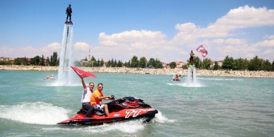Türkiye Su Jeti Şampiyonası 4. ayağı Beyşehir’de başladı