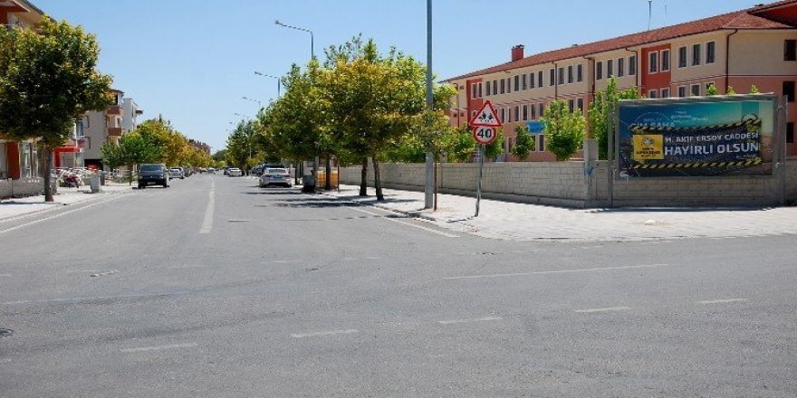 Büyükşehir’den Cihanbeyli’ye 7 milyon liralık ana cadde düzenlemesi