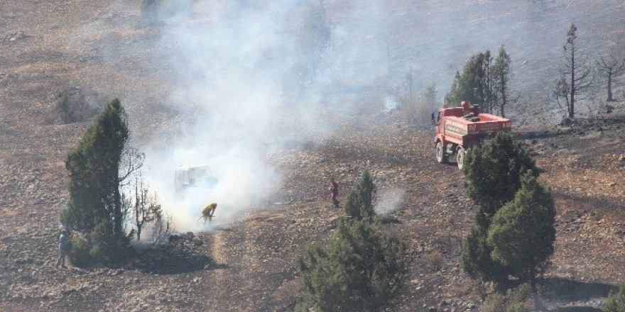 Karaman’da 15 hektarlık orman kül oldu