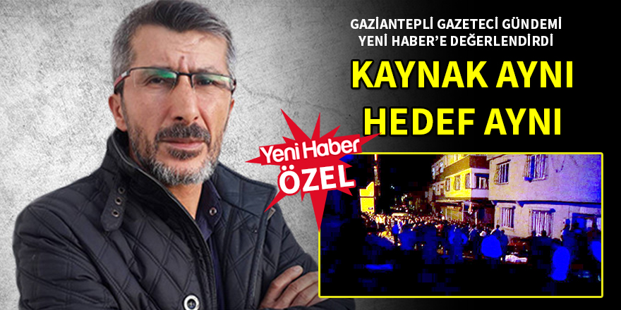 Kaynak aynı, hedef aynı