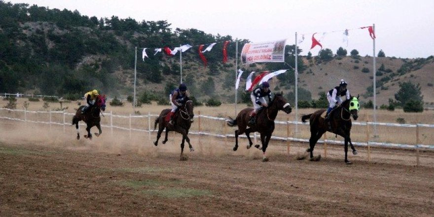 Taşköprü’de at yarışları nefes kesti