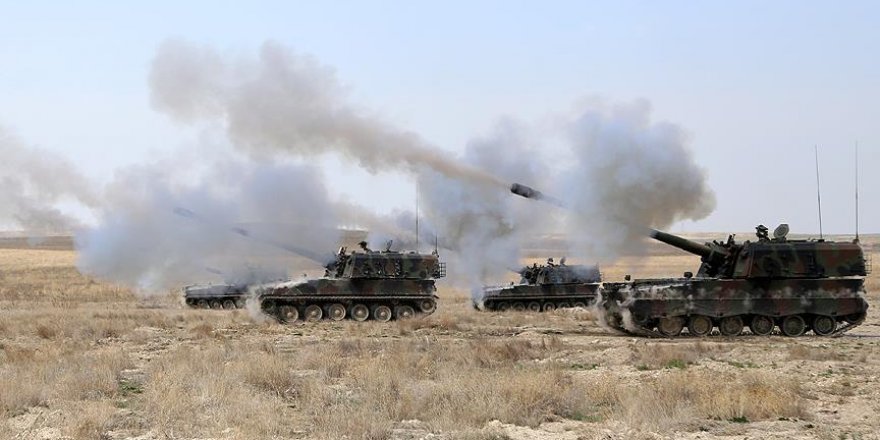 Terör örgütü DAEŞ ve PYD hedefleri vuruldu