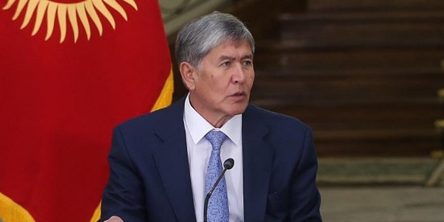 Atambayev'den Cumhurbaşkanı Erdoğan’a taziye mesajı