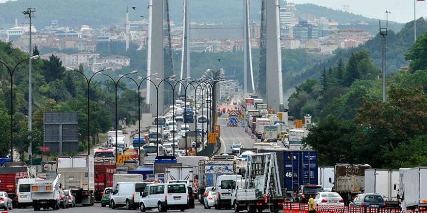 Köprü ve otoyol geliri 703 milyon 403 bin lira oldu