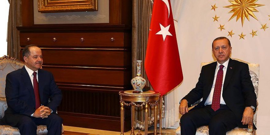 Cumhurbaşkanı Erdoğan ve Barzani terörle mücadeleyi görüştü