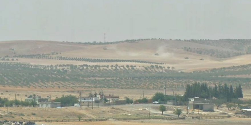 Tank birlikleri Suriye topraklarında
