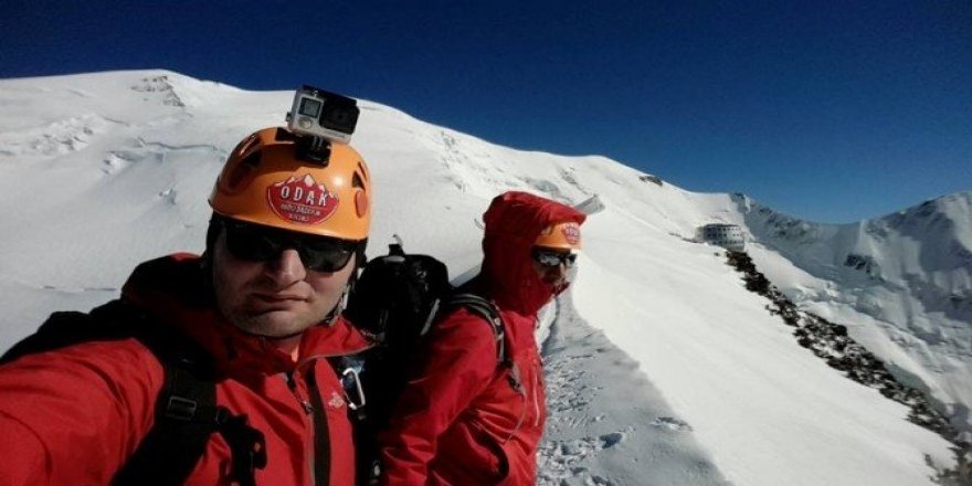 Ordulu dağcı Avrupa’nın çatısı Mont Blanc zirvesinde
