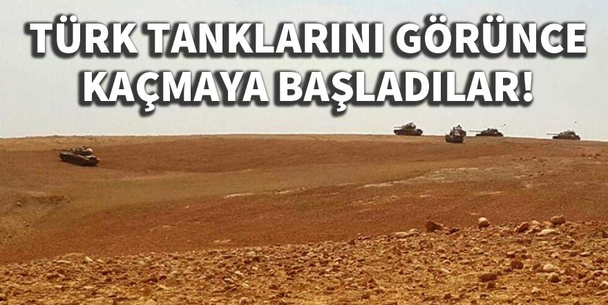 'Türk tanklarını görünce kaçmaya başladılar'