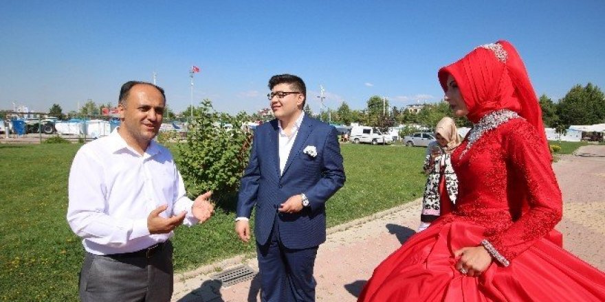 Beyşehir, evlenecek çiftler için doğal fotoğraf stüdyosu oldu