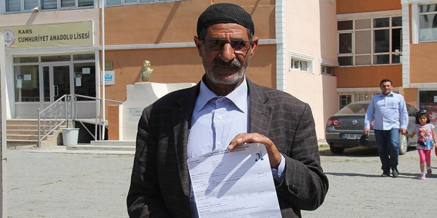 60 yaşındaki Zübeyit Özkaya KPSS'ye başvuru yaptı