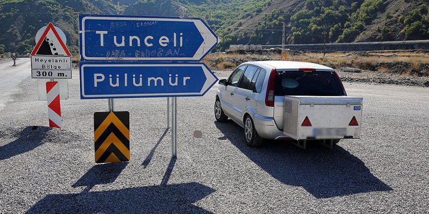 Tunceli-Pülümür karayolu ulaşıma kapatıldı