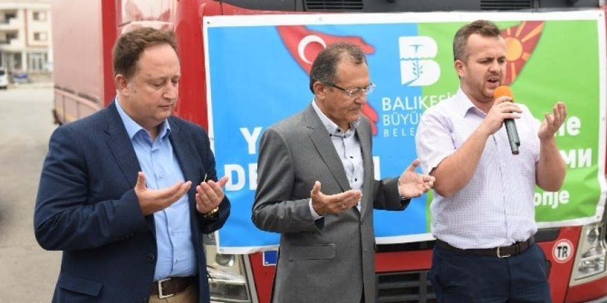 Balıkesir’den Makedonya’ya yardım eli