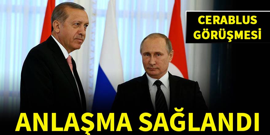 Erdoğan, Putin'le "Fırat Kalkanı" operasyonunu görüştü
