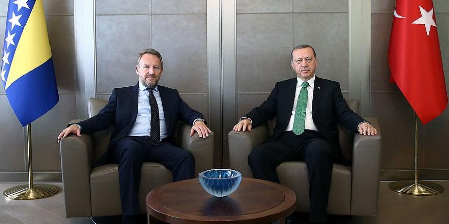 Cumhurbaşkanı Erdoğan, İzzetbegoviç ile görüştü