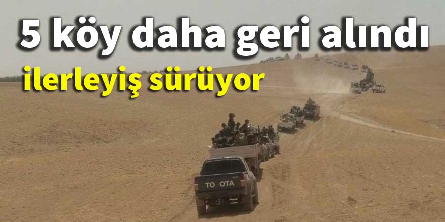 5 köy daha geri alındı