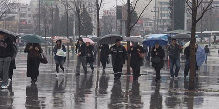 Meteoroloji'den sağanak yağış uyarısı
