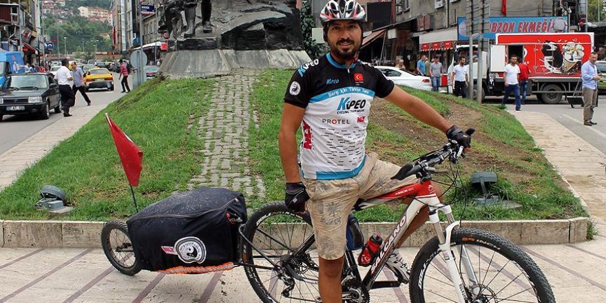 'Barış ve demokrasi' için 81 ile pedal çeviriyor