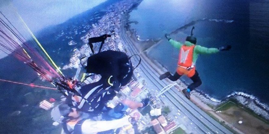 260 metre yüksekten serbest atlayış