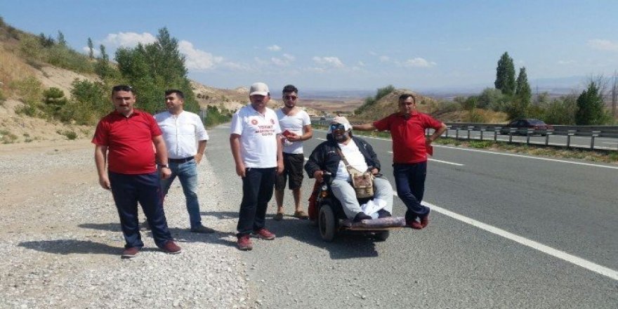 Erdoğan ile görüşmek için yaya olarak 100 kilometre yol kat ettiler