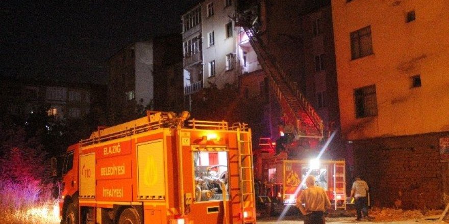 Elazığ’da yangın paniği