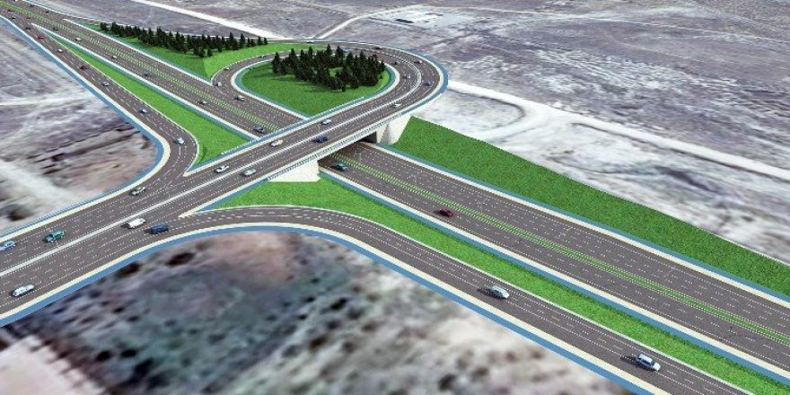 Aksaray Yolu Organize Sanayi Köprülü Kavşağının temeli atılıyor