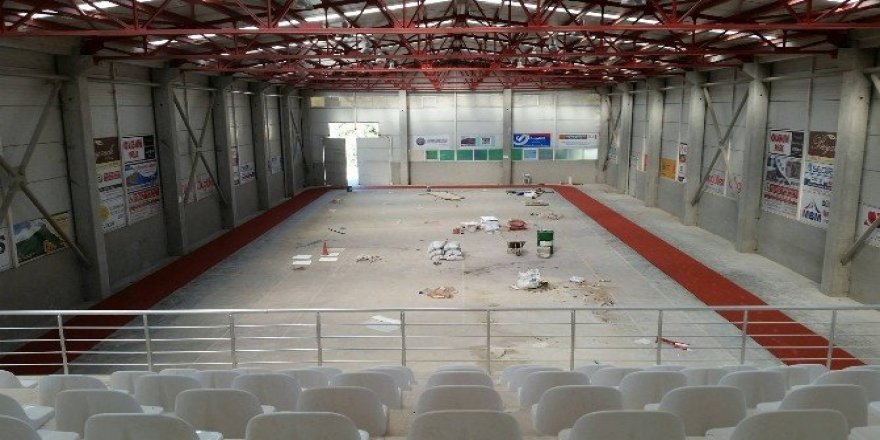 Spor salonu hazırlanıyor