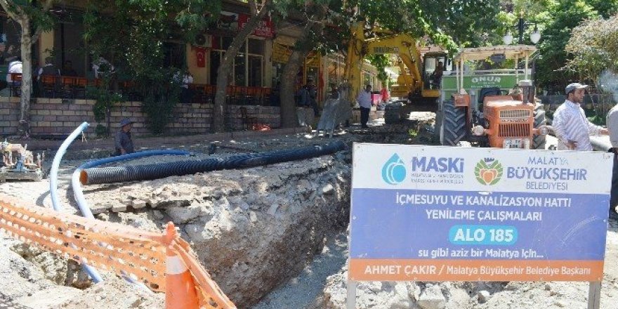 MASKİ’den Doğanyol’a 55 bin metre hat