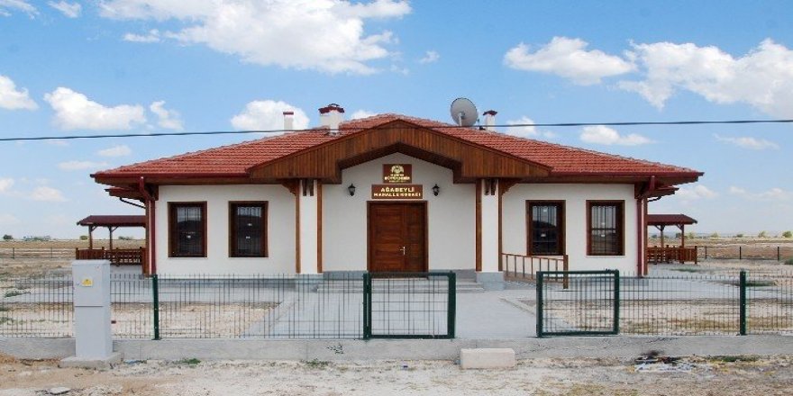 Konya'nın 12 ilçesinde 26 mahalle konağı yapımı devam ediyor