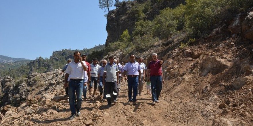 Mahalleler orman yoluyla birleşiyor