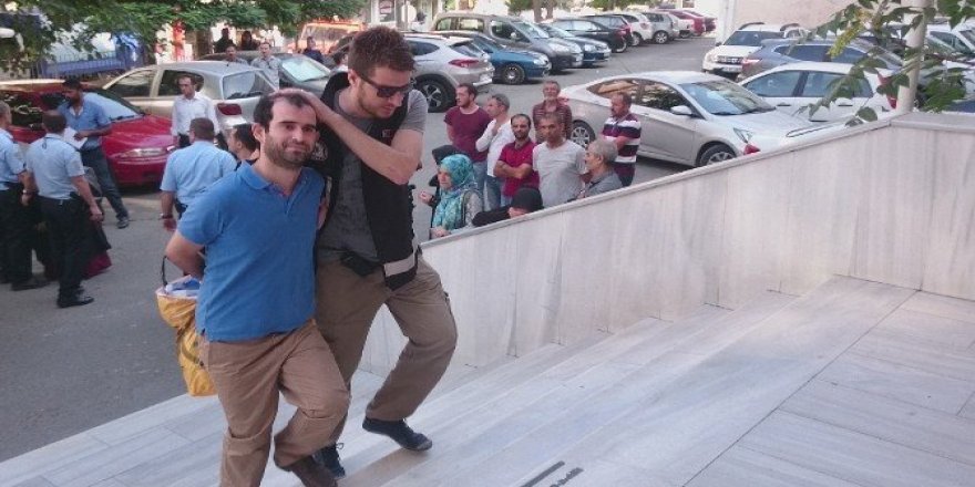Çorlu’da FETÖ operasyonunda gözaltına alınan 47 kişi adliyede