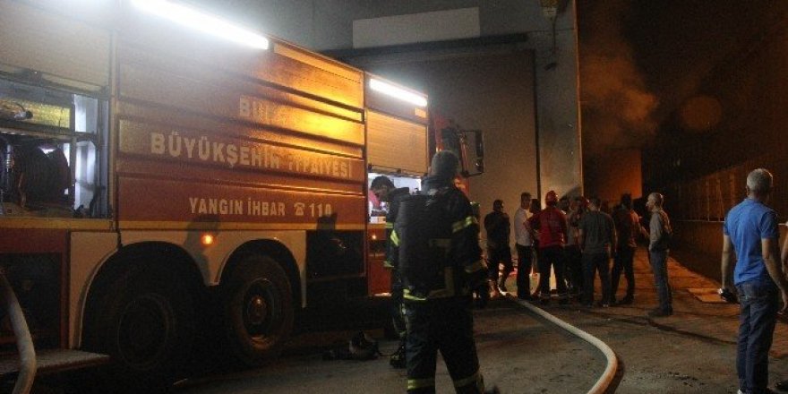 Bursa’da fabrika yangını