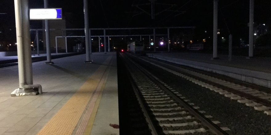 Konya tren garında akıl almaz olay
