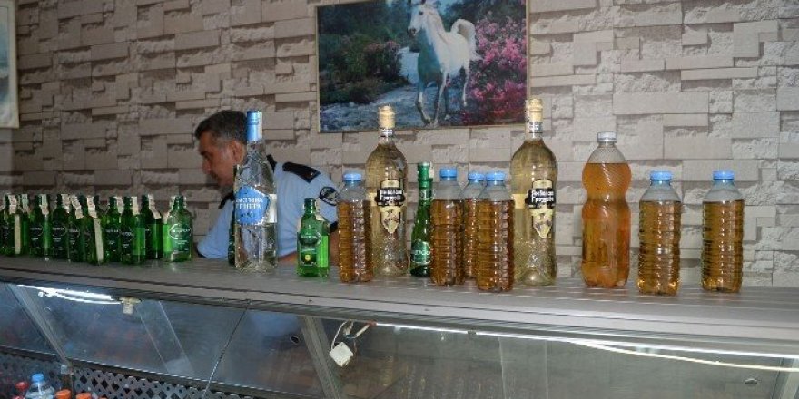 Bursa’da zabıtadan sahte içki operasyonu