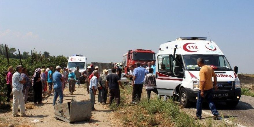 Manisa’da trafik kazası: 1 ölü, 1’i ağır 3 yaralı
