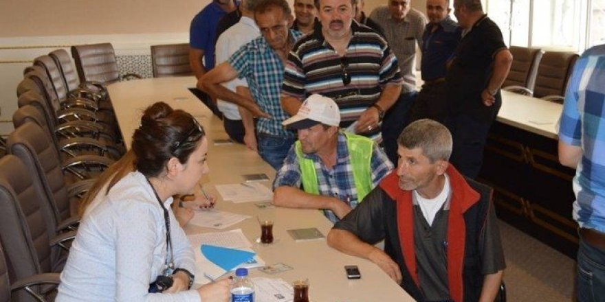 Belediye çalışanlarına sağlık taraması