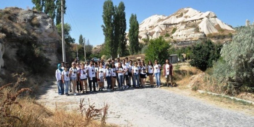 Peyzaj mimarları Göreme’de çalışma yapıyor