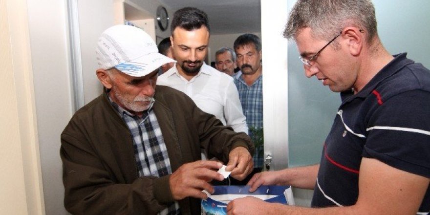 Talas’ta kurban yeri hazırlığı