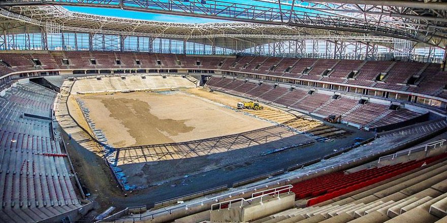 Samsunspor'un yeni stadyumunda sona doğru