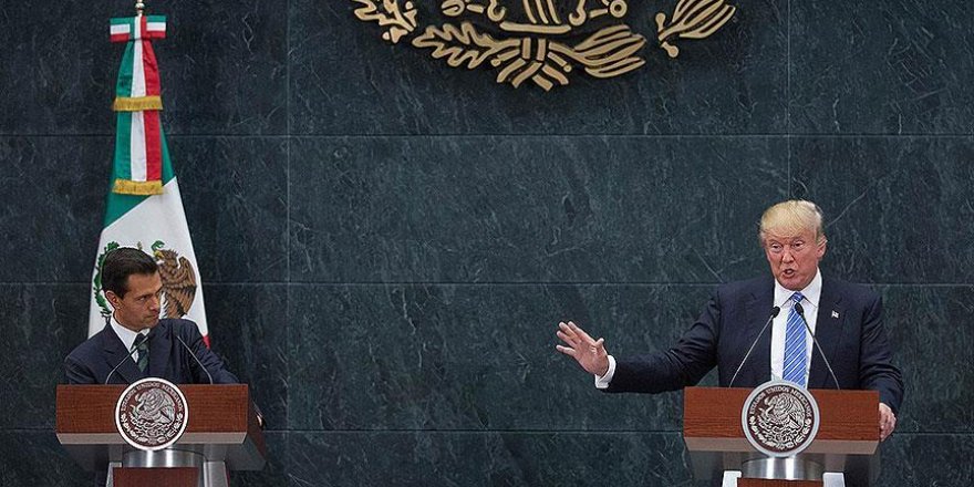 Trump, Meksika'da da 'duvarı' savundu