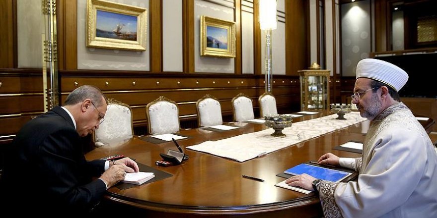 Erdoğan Diyanet Vakfı'na kurban bağışında bulundu
