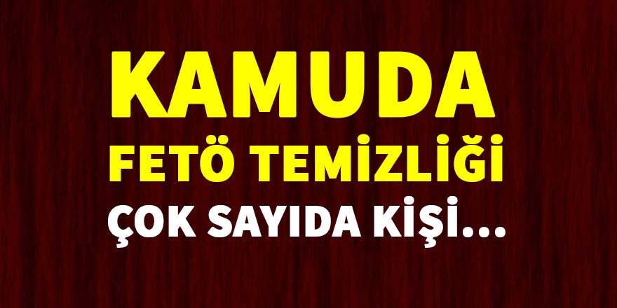 KHK ile çok sayıda kişi kamudaki görevlerinden çıkarıldı