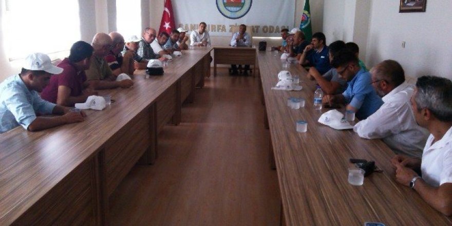 KOP çiftçilerinden Şanlıurfa Ziraat Odasına Ziyaret
