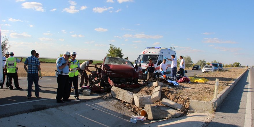 Konya'da feci kaza: 3 ölü, 2 yaralı