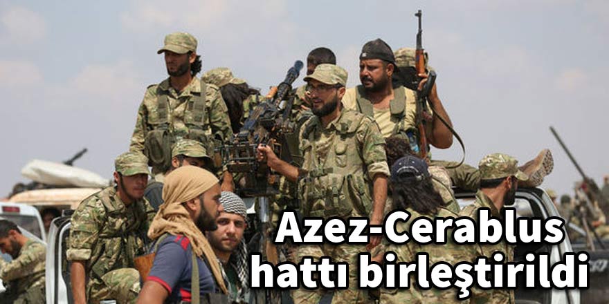 Azez-Cerablus hattı birleştirildi